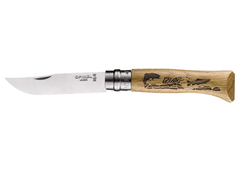 Nož Opinel N°8 - Stainless steel - slika RIBA