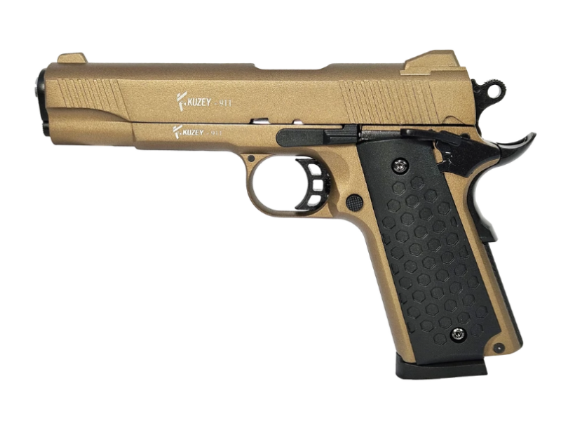 Pištola signalna KUZEY 1911 9mm P.A.K - bronza/črno kopito FDE
