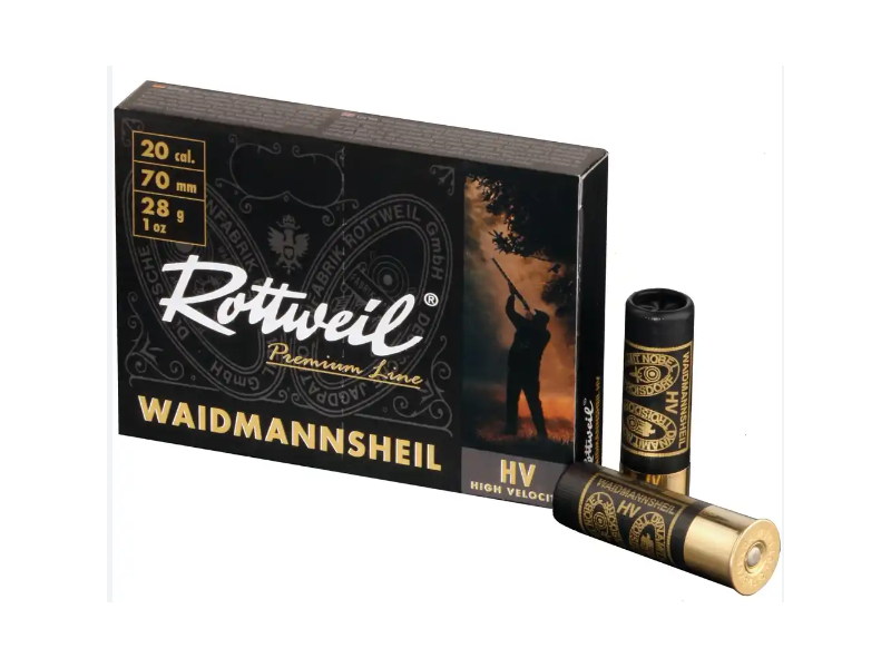 Naboj Rottweil Waidman plas. 20/70 3.2mm 28g