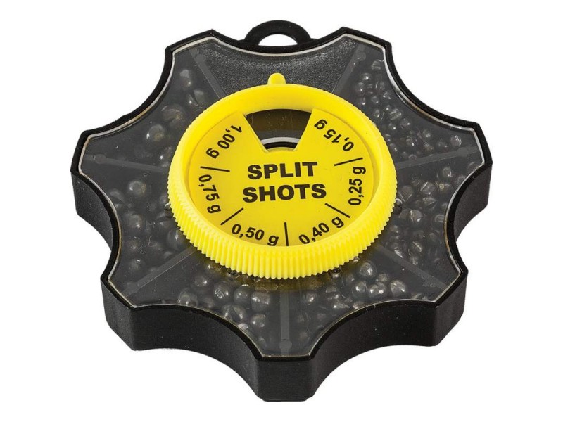 Svinec v škatli SPLIT SHOT 120g