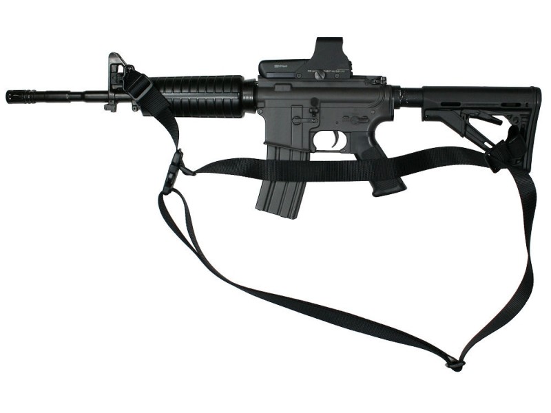 Remen za pušku WOSPORT trotočkovni zeleni