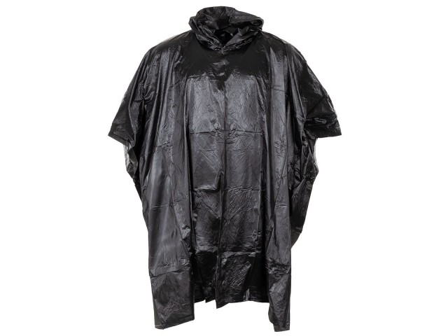 Poncho VINIL nero, 200 x 127 cm, 0,12 mm