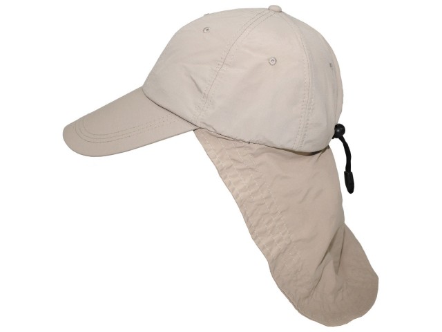 Baseball kapa s štitnikom za vrat MFH 