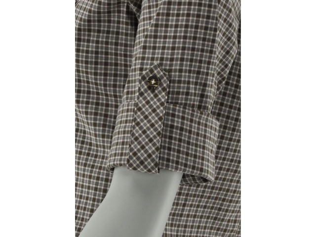 Camicia da donna ORBIS a quadri verdi Jelen