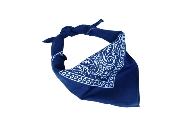 Tuch 50x50cm Western blau