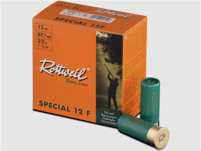 Patrone ROTTWEIL Special 12F 12/67,5 - 3,2 mm