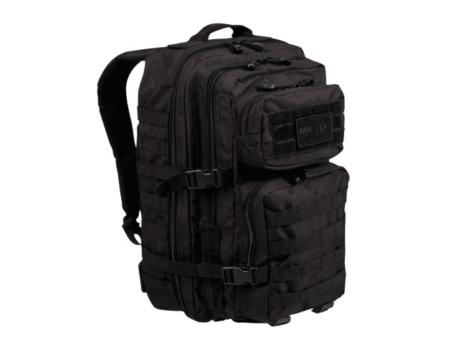Militärischer Rucksack Assault large schwarz