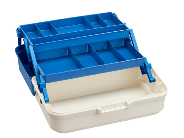 Valigia per attrezzatura da pesca 143 blu/bianco