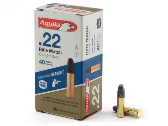 Cartuccia AGUILA 22 LR Rifle Match Competition - 2,59g/40gr