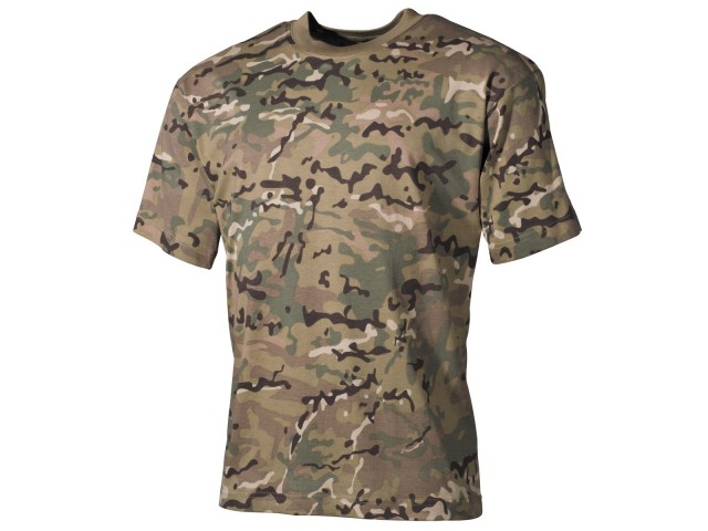 Kinder T-Shirt Kurzarm Multi Camo