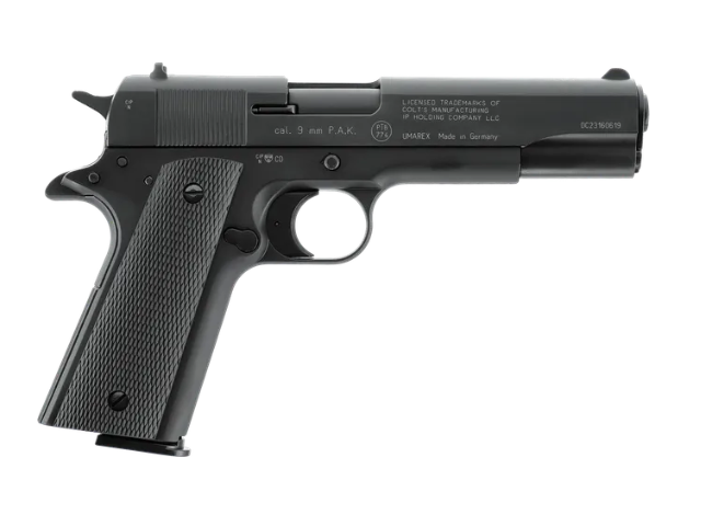 Pistola segnaletica UMAREX Colt Government 1911 A1 Nera - 9 mm P.A.K.