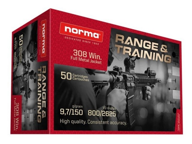 Naboj NORMA 308 Win FMJ Range