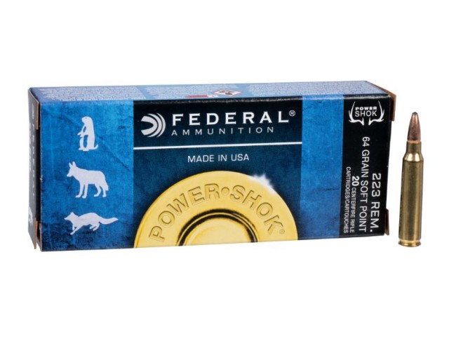 Metak FEDERAL Power Shok 223 Rem - 4,14G / 64GR SP