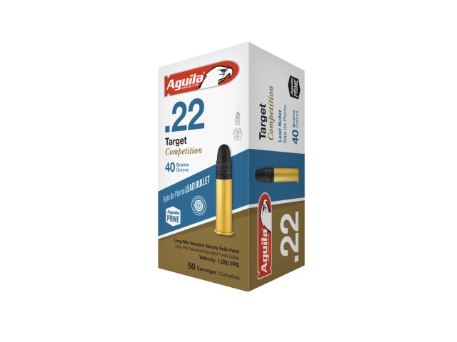 AGUILA 22 LR Target Competition Cartridge - 2.59g/40gr