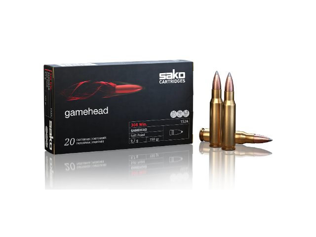 SAKO 243 WIN Gamehead Cartridge - 6.5g/100gr