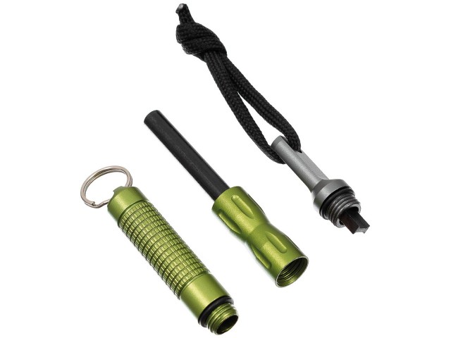 Flint on stick MFH green