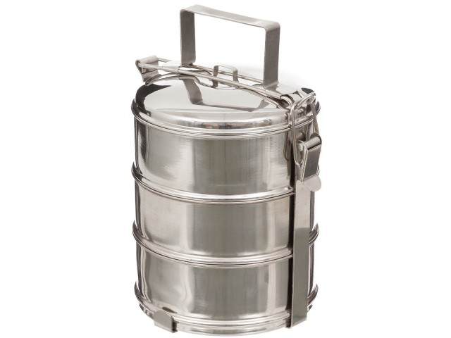Lebensmittelkanister MFH 3-teilig Edelstahl