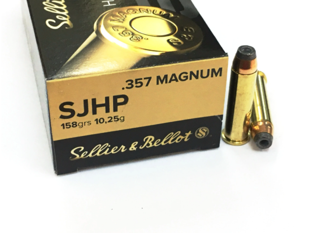 Bullet SELLIER&BELLOT 357 Magnum SJHP - 10.25g/158gr/50 pcs