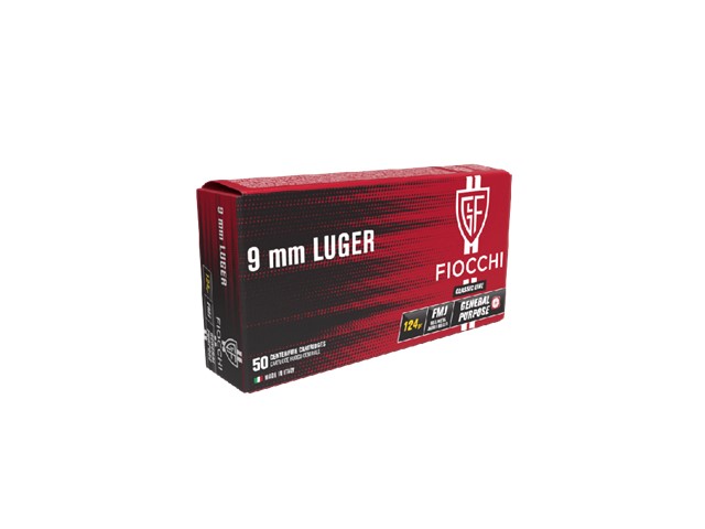 Naboj FIOCCHI 9x19 FMJ - 8,0g/124gr
