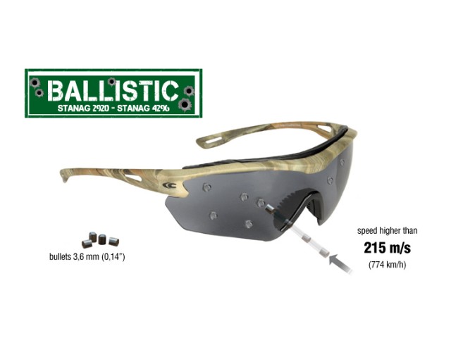 Zaštitna naočala COFRA Gunner Ballistic - tamna