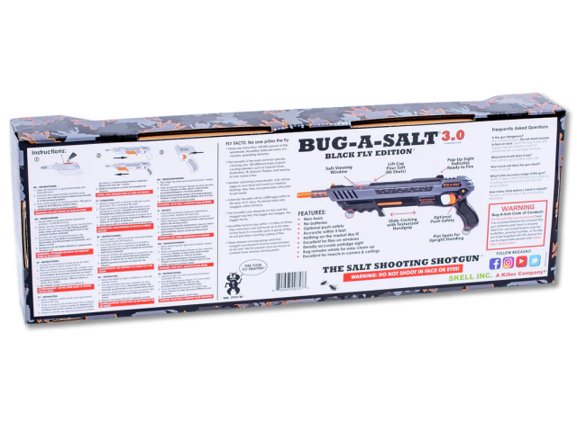 Puška BUG-A-SALT 3.0 Črna/Siva