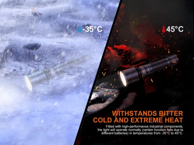 FENIX C7 rechargeable flashlight - 3000 lm