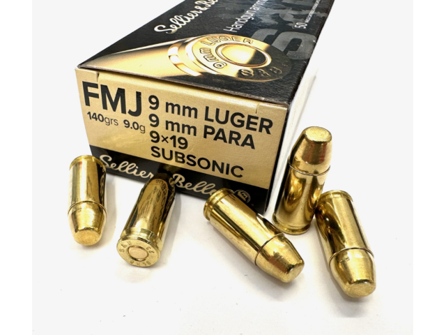 Bullet S&B 9x19 Subsonic - 9.0g/140gr