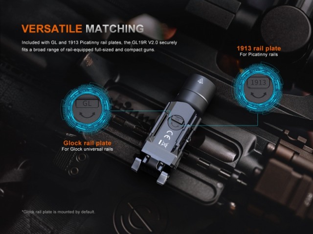 Rechargeable Tactical Flashlight FENIX GL19R V2.0