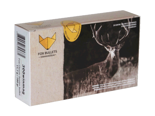 Patrone FOX BULLETS 300 win mag - 11,7g/180gr
