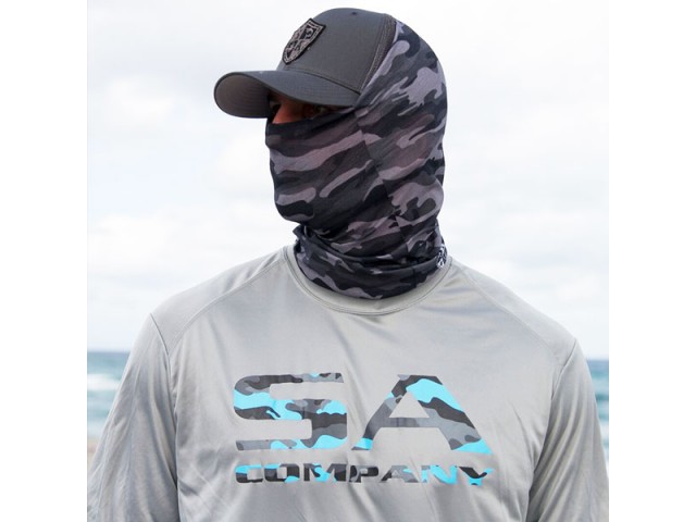 Gesichtsschal GREY MILITARY CAMO