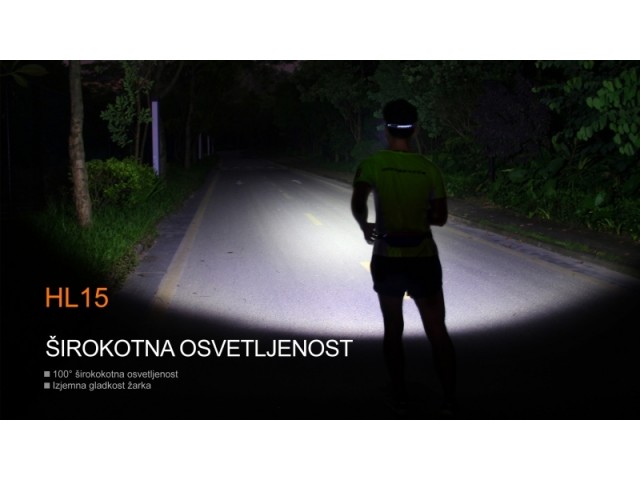 Kopflampe FENIX HL15 - blau