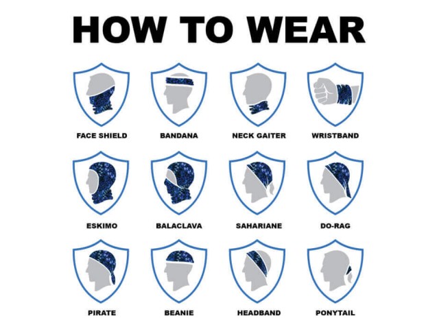 SA Abominable face scarf