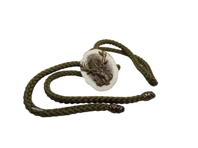Hunting tie (band) DEER ANTLERS Cross