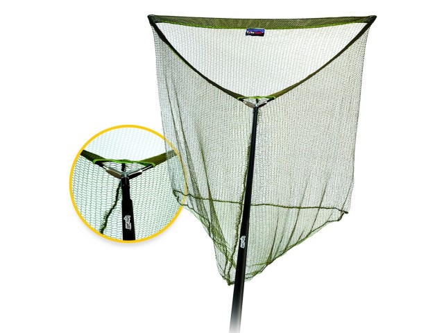 Landing Net Krap Extra Carp 105x105 + Rod 180 cm - Foldable