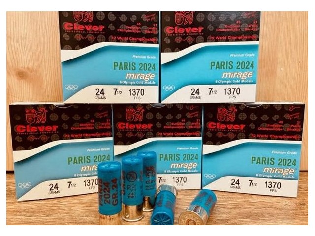 Cartuccia CLEVER Mirage T3 PARIS 24g. 7,5 - TRAP