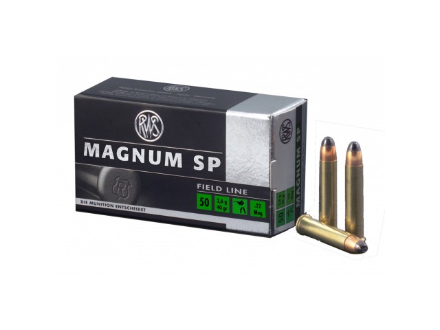 RWS 22 WMR SP Cartridge - 2.6g/40gr