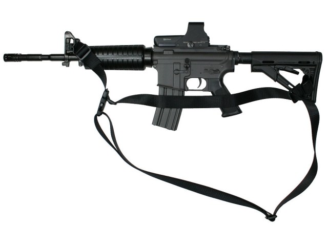 Remen za pušku WOSPORT trotočkovni zeleni