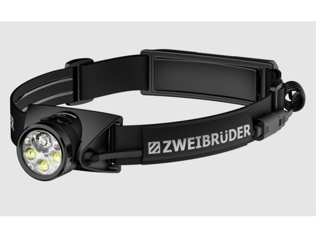Naglavna polnilna svetilka ZWEI BRUDER ZB7H - 1200 lm