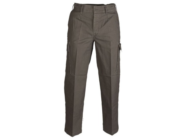 Hlače vojaške MOLESKIN olivno sive