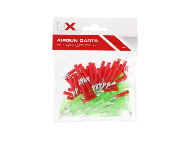 Puščice UMAREX Airgun darts rdeče/zelene - 4,5mm