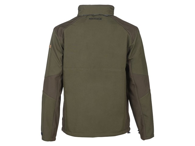 Otroška softshell jakna PERC Blouson - rjavo/zelena