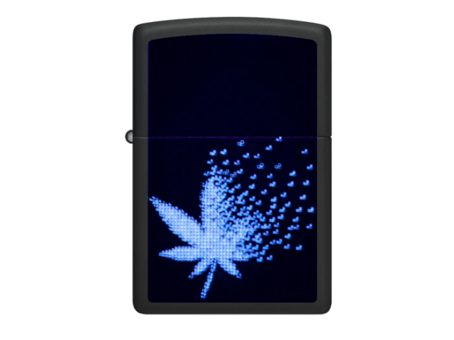 ZIPPO 48677 Pixel Cannabis UV