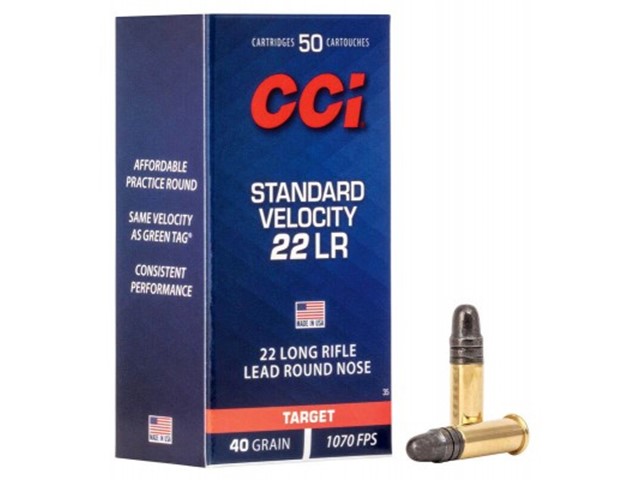 CCI .22 STANDARD VELOCITY Ammo