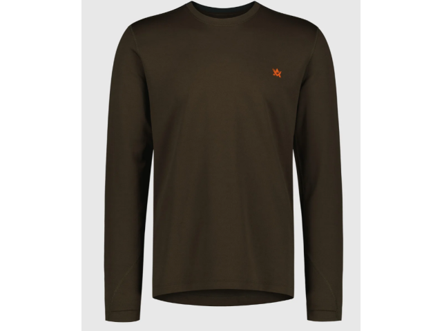 Langarmshirt ALASKA 1795 Cool Dry - grün/braun