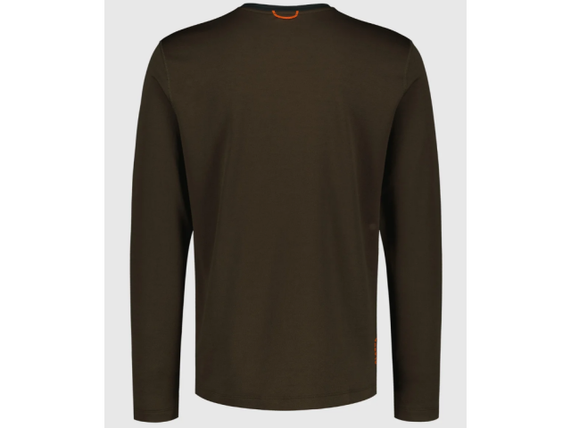 Langarmshirt ALASKA 1795 Cool Dry - grün/braun