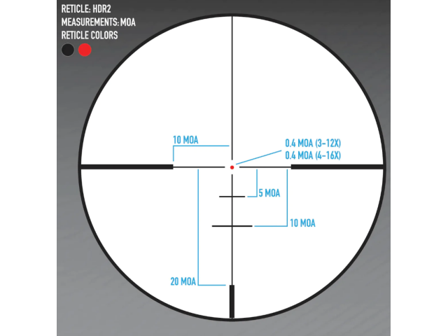 Telescopio da caccia SIGHTMARK Core 2.0 HX 4-16x50 HDR2