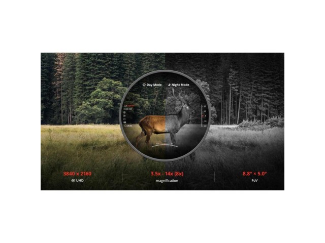 Tages/Nachtsichtzielfernrohr HIKMICRO Alpex 4K 50E