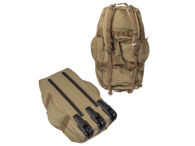 Tasche/Rucksack MILTEC Duffle mit Rollen - coyote 118 l