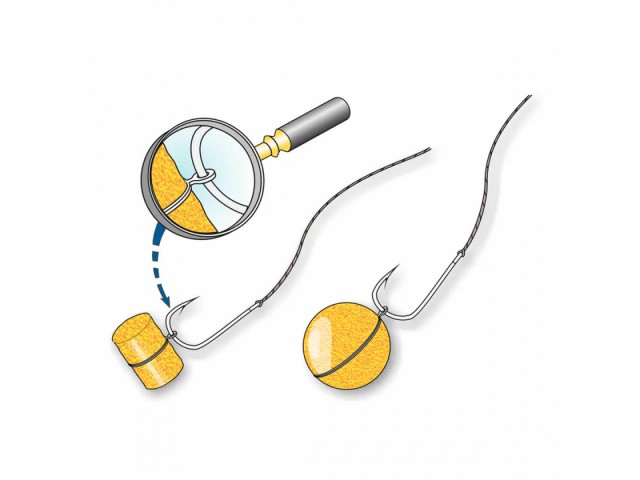 elastischer Ring für große Köder