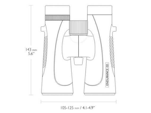 Daljnogled HAWKE Endurance ED 8x42 - zeleni